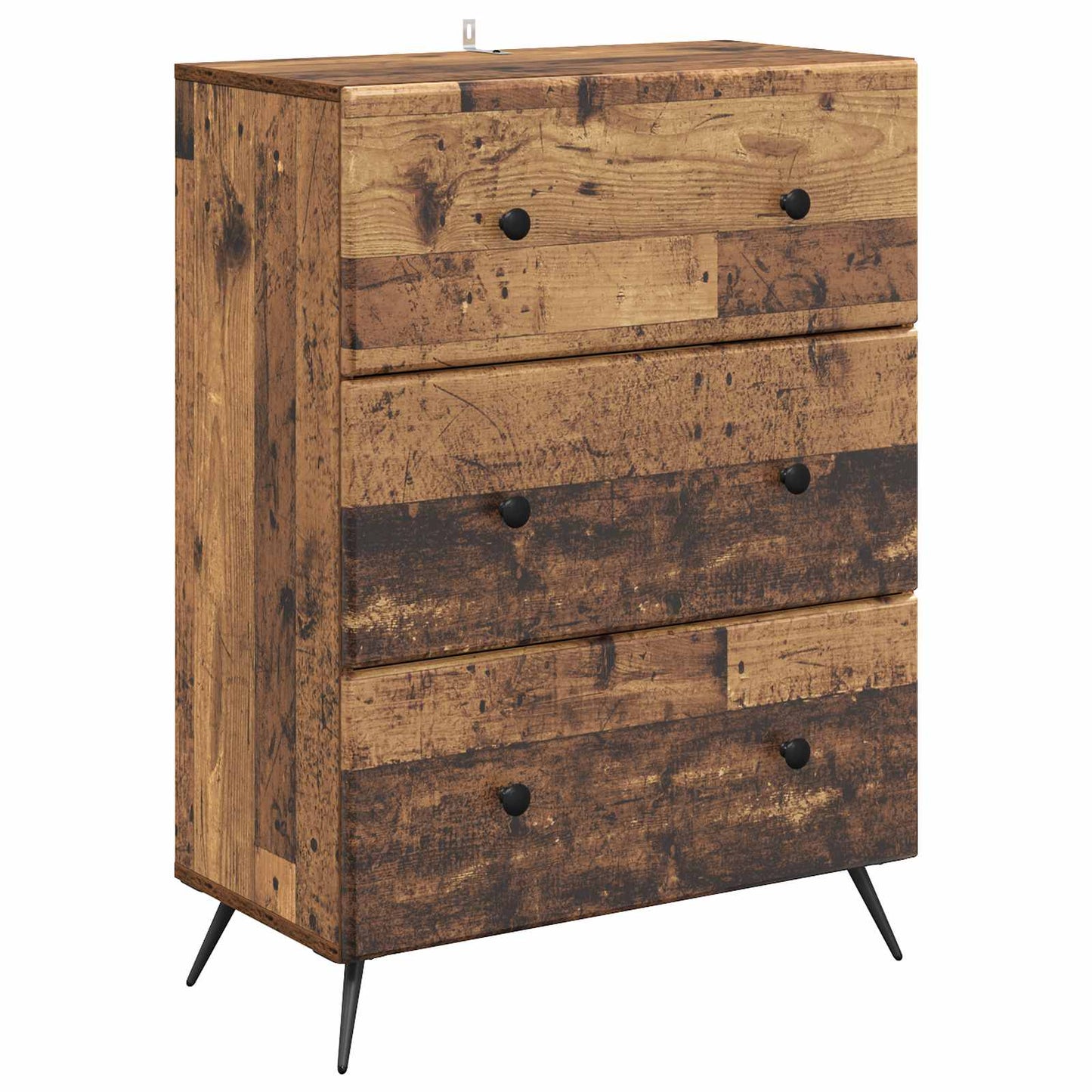 Skuffeskap Gammelt tre 66 x 34,5 x 90 cm Konstruert tre