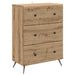 Skuffeskap 66 x 34,5 x 90 cm Konstruert tre Artisan eik