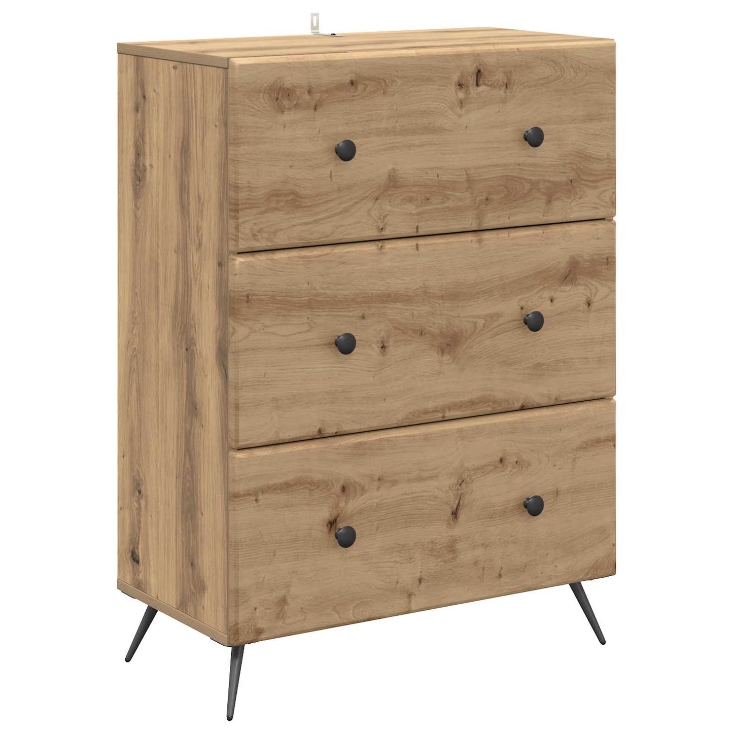 Skuffeskap 66 x 34,5 x 90 cm Konstruert tre Artisan eik