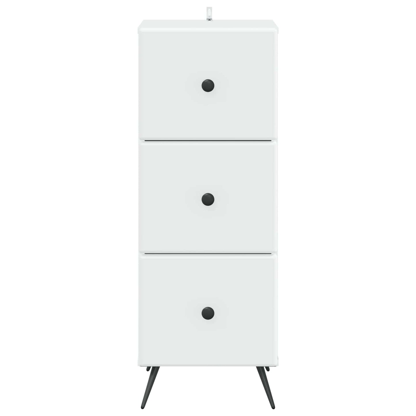 Skuffeskap Hvit 33 x 34,5 x 90 cm Konstruert tre
