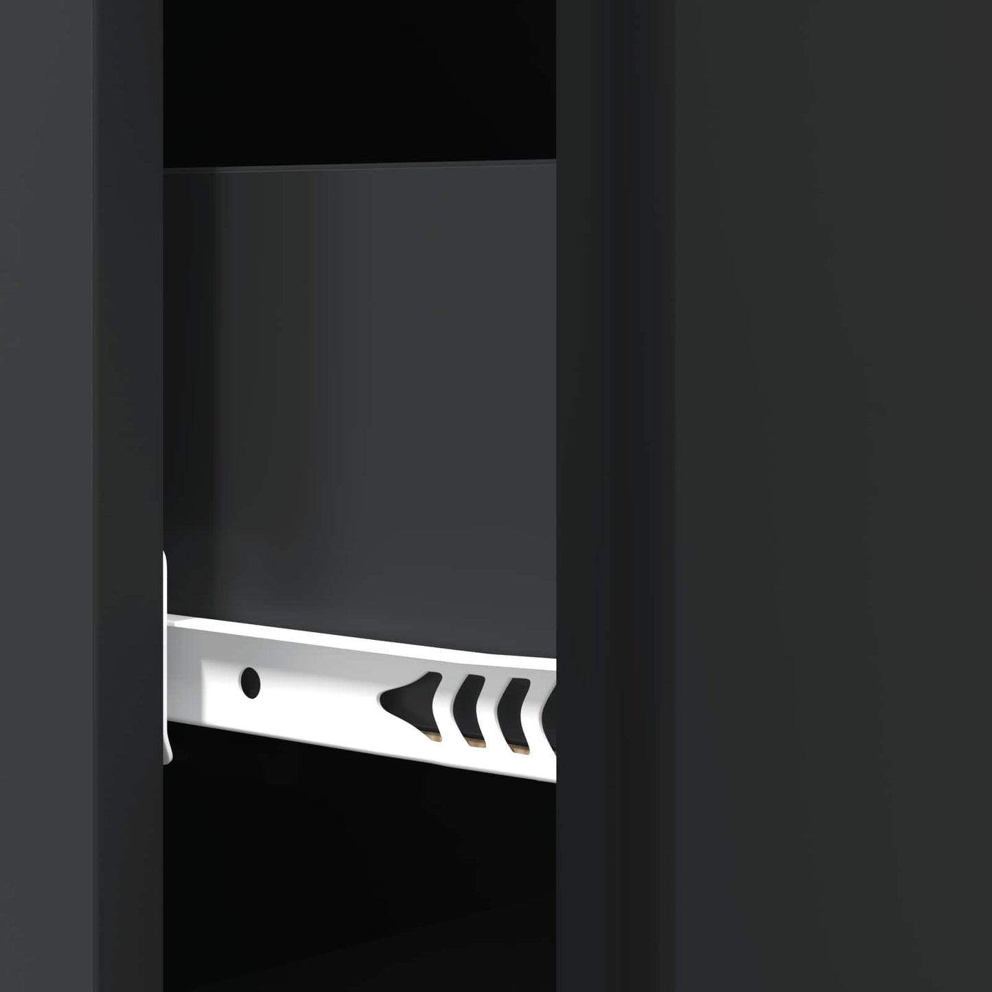 Skuffeskap Svart 33 x 34,5 x 90 cm Konstruert tre