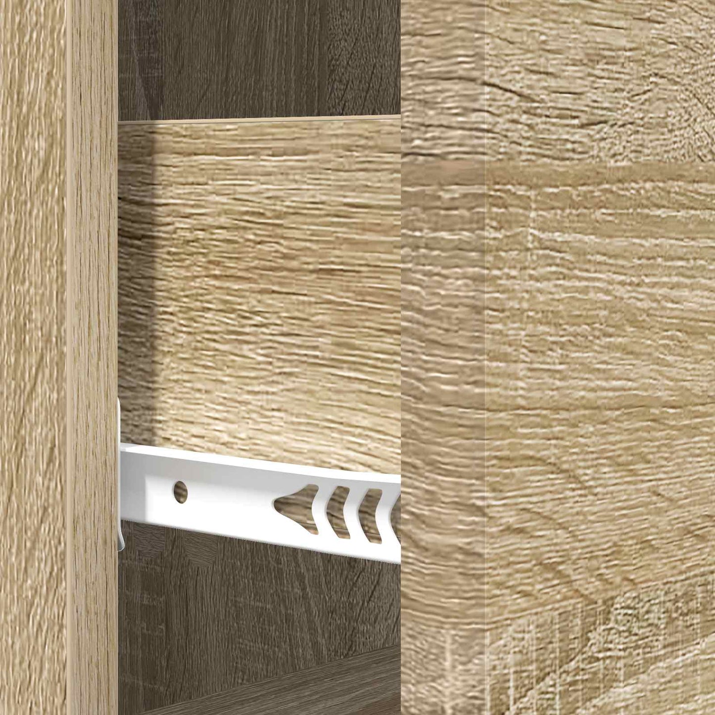 Skuffeskap Sonoma eik 33 x 34,5 x 90 cm Konstruert tre
