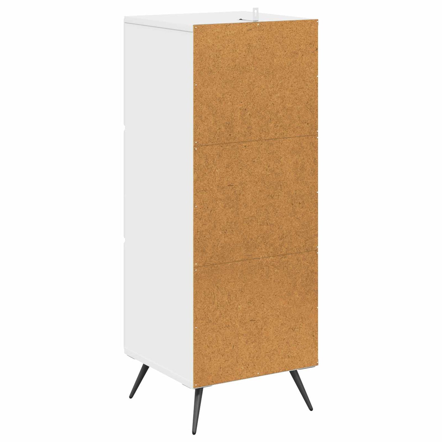 Skuffeskap Høgglans hvit 33 x 34,5 x 90 cm Konstruert tre