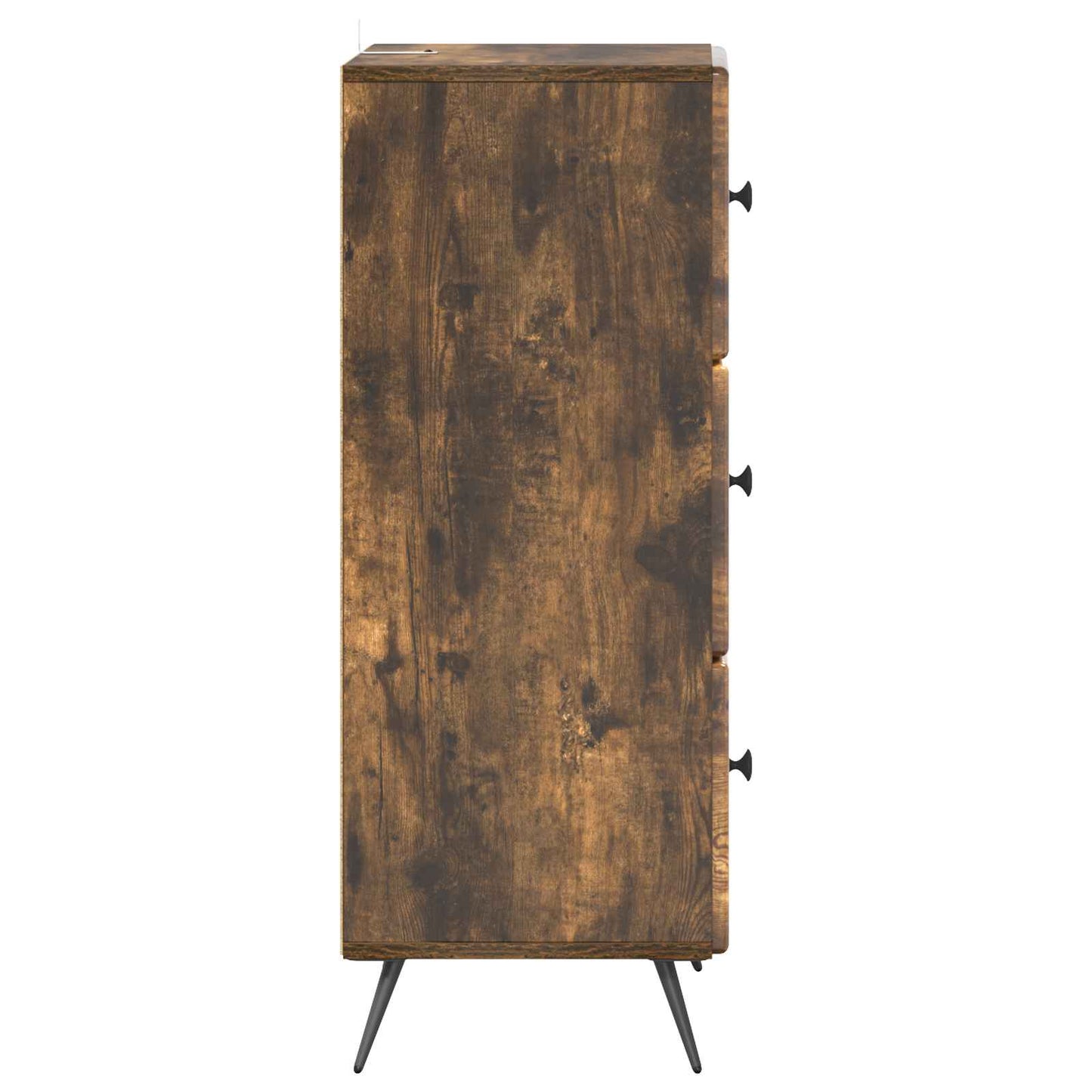 Skuffeskap Røkt Eik 33 x 34,5 x 90 cm Konstruert tre