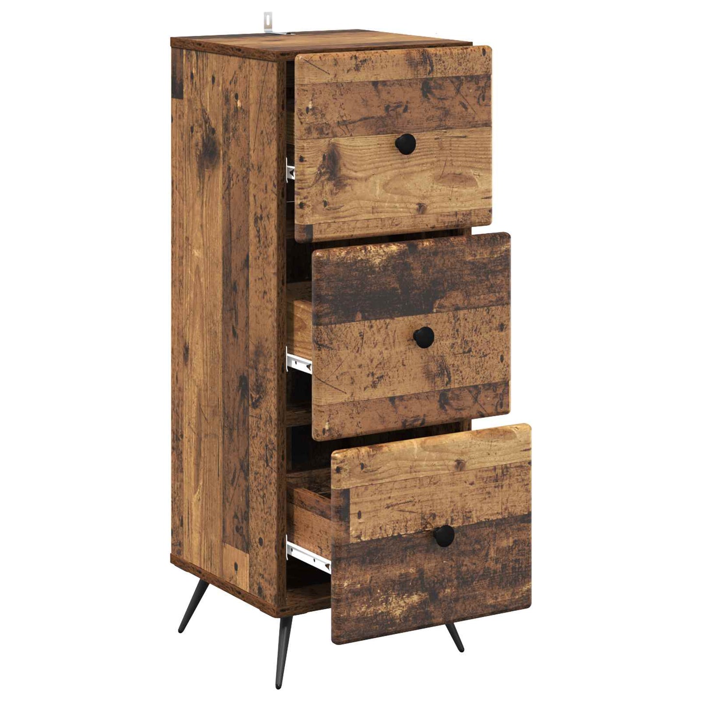 Skuffeskap Gammelt tre 33 x 34,5 x 90 cm Konstruert tre