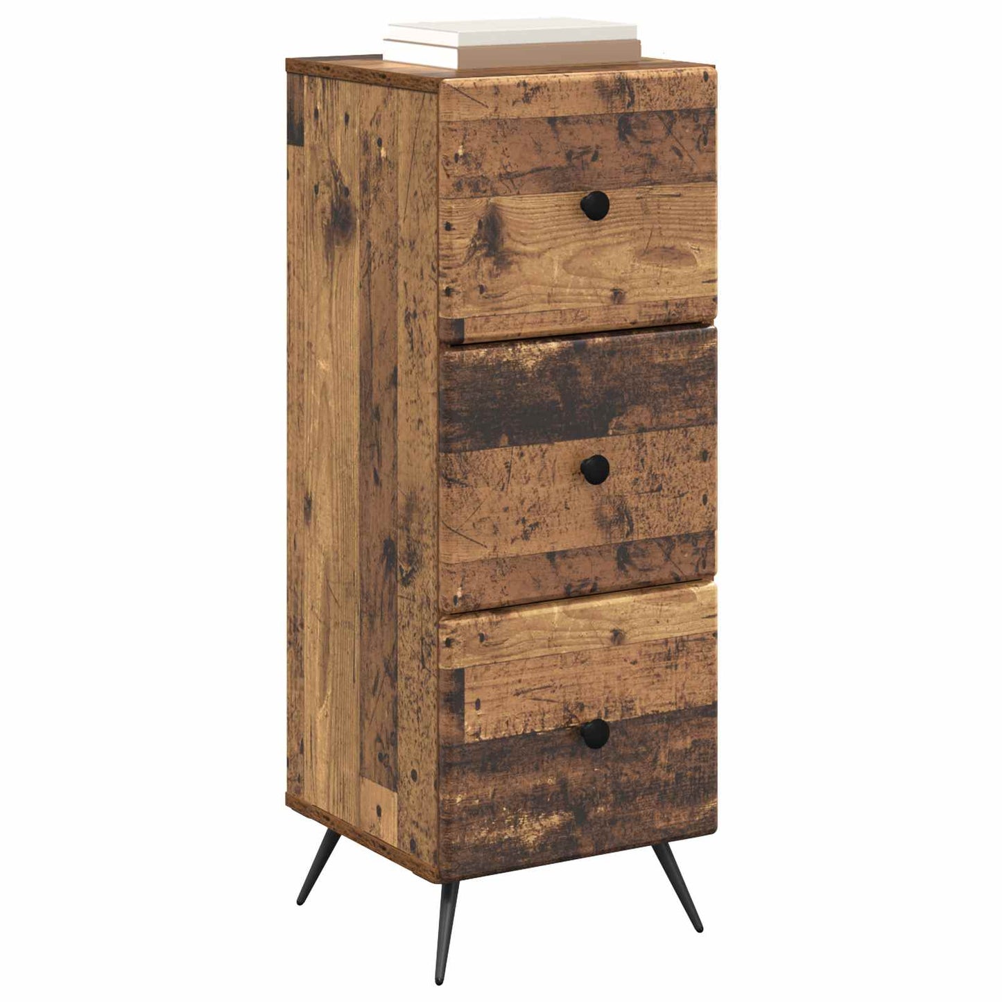 Skuffeskap Gammelt tre 33 x 34,5 x 90 cm Konstruert tre