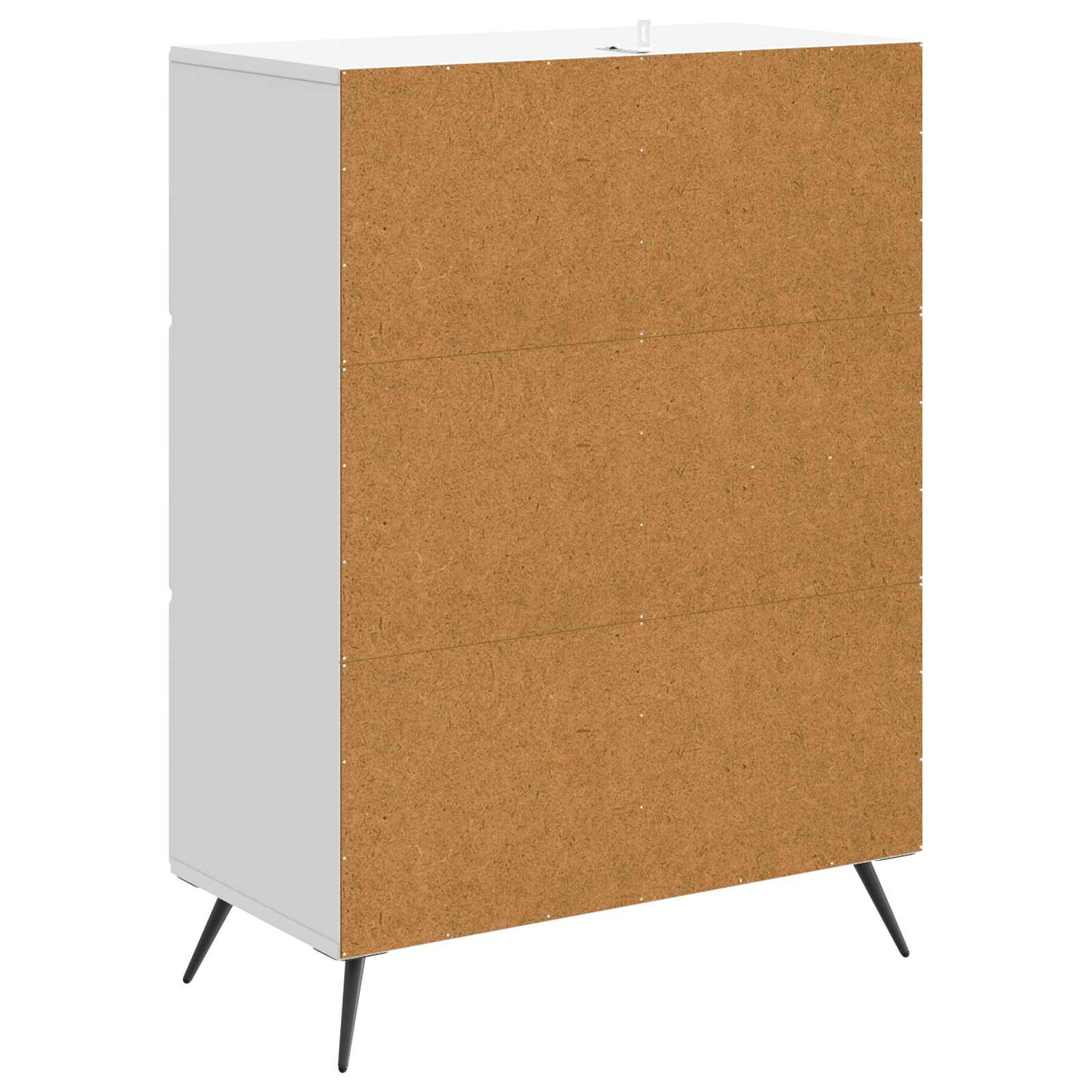 Serviesskap med skuff Hvit 66 x 34,5 x 90 cm Konstruert tre