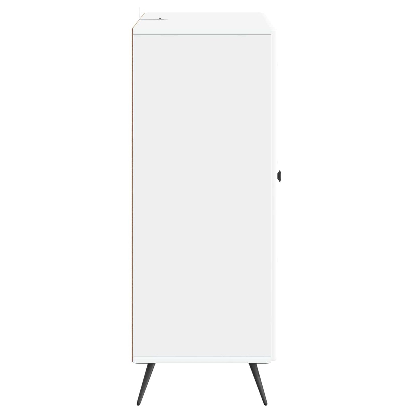 Serviesskap med skuff Hvit 66 x 34,5 x 90 cm Konstruert tre
