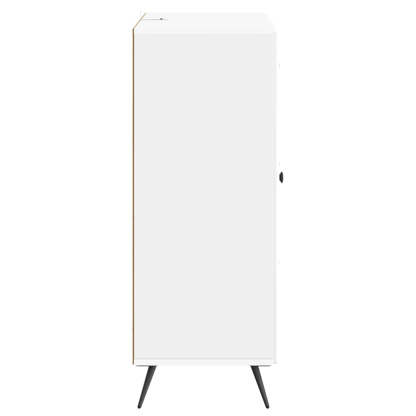 Serviesskap Høgglans hvit 66 x 34,5 x 90 cm Konstruert tre