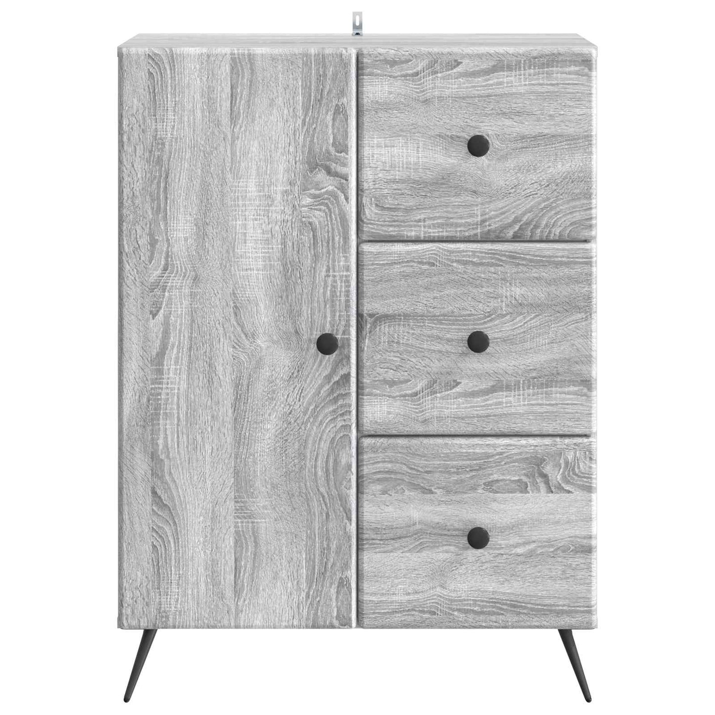 Serviesskap Grå sonoma 66 x 34,5 x 90 cm Konstruert tre