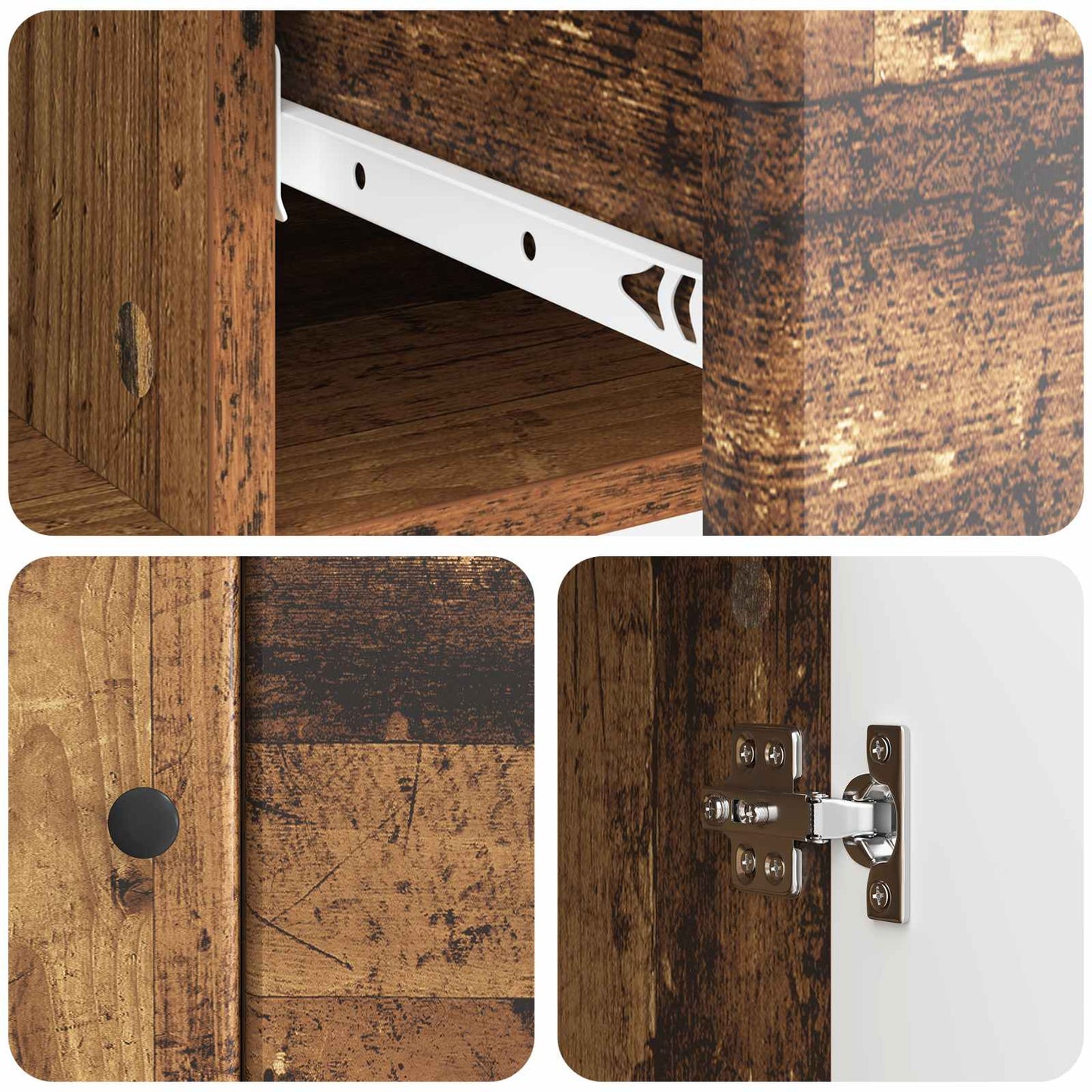 Serviesskap Gammelt tre 66 x 34,5 x 90 cm Konstruert tre