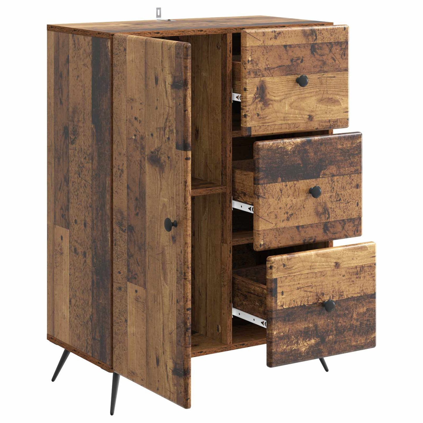 Serviesskap Gammelt tre 66 x 34,5 x 90 cm Konstruert tre