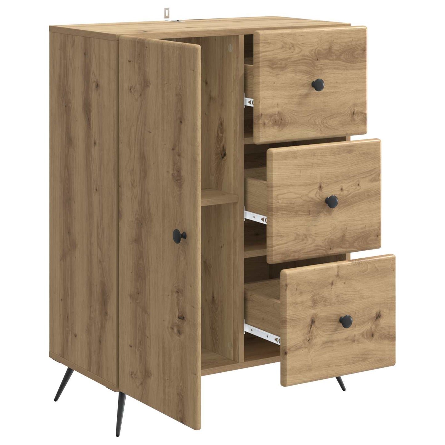 Serviesskap Artisan eik 66 x 34,5 x 90 cm Konstruert tre
