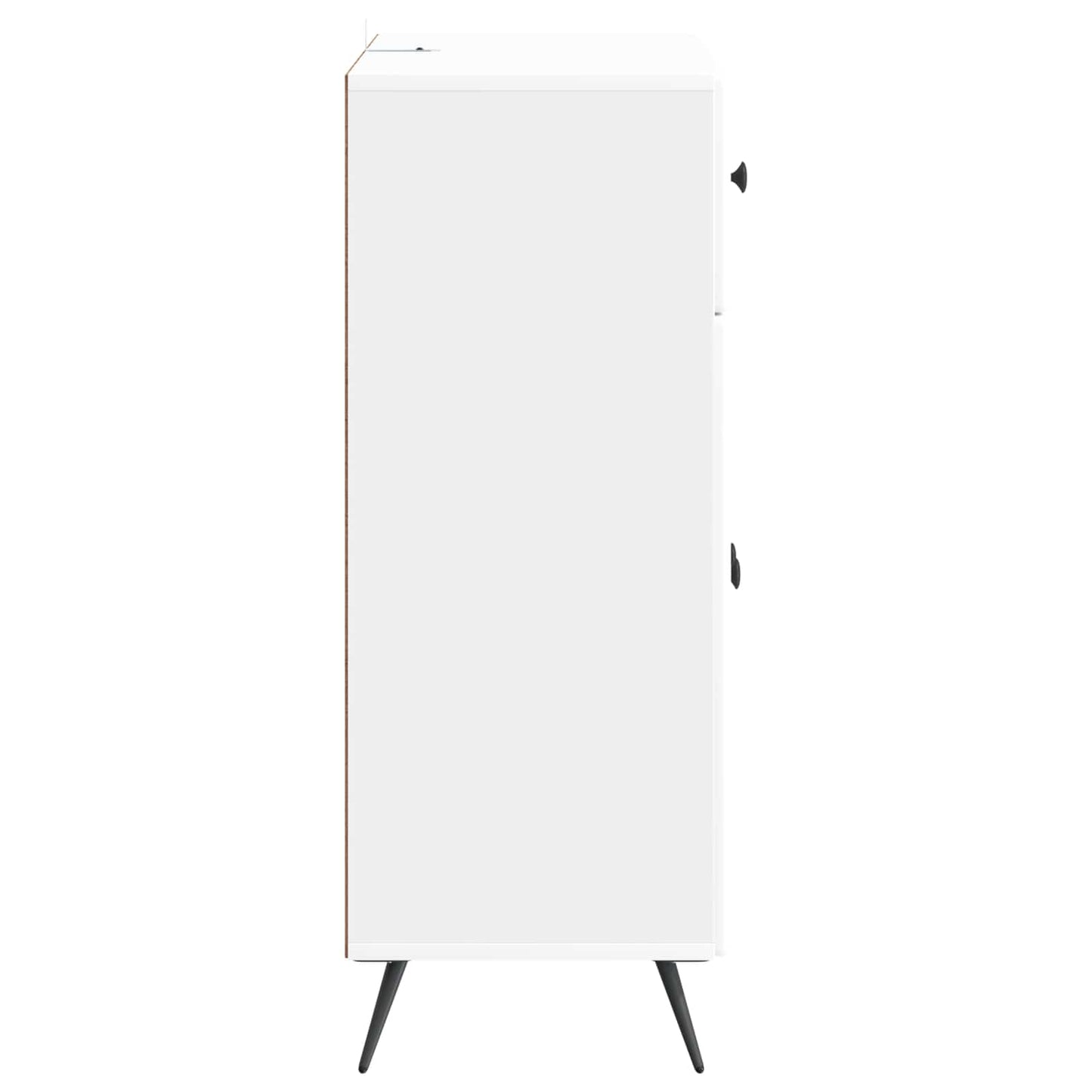 Serviesskap Høgglans hvit 66 x 34,5 x 90 cm Konstruert tre
