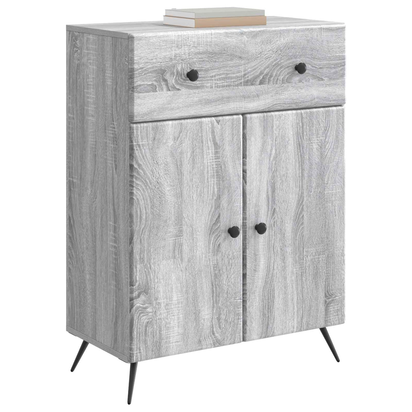 Serviesskap Grå sonoma 66 x 34,5 x 90 cm Konstruert tre