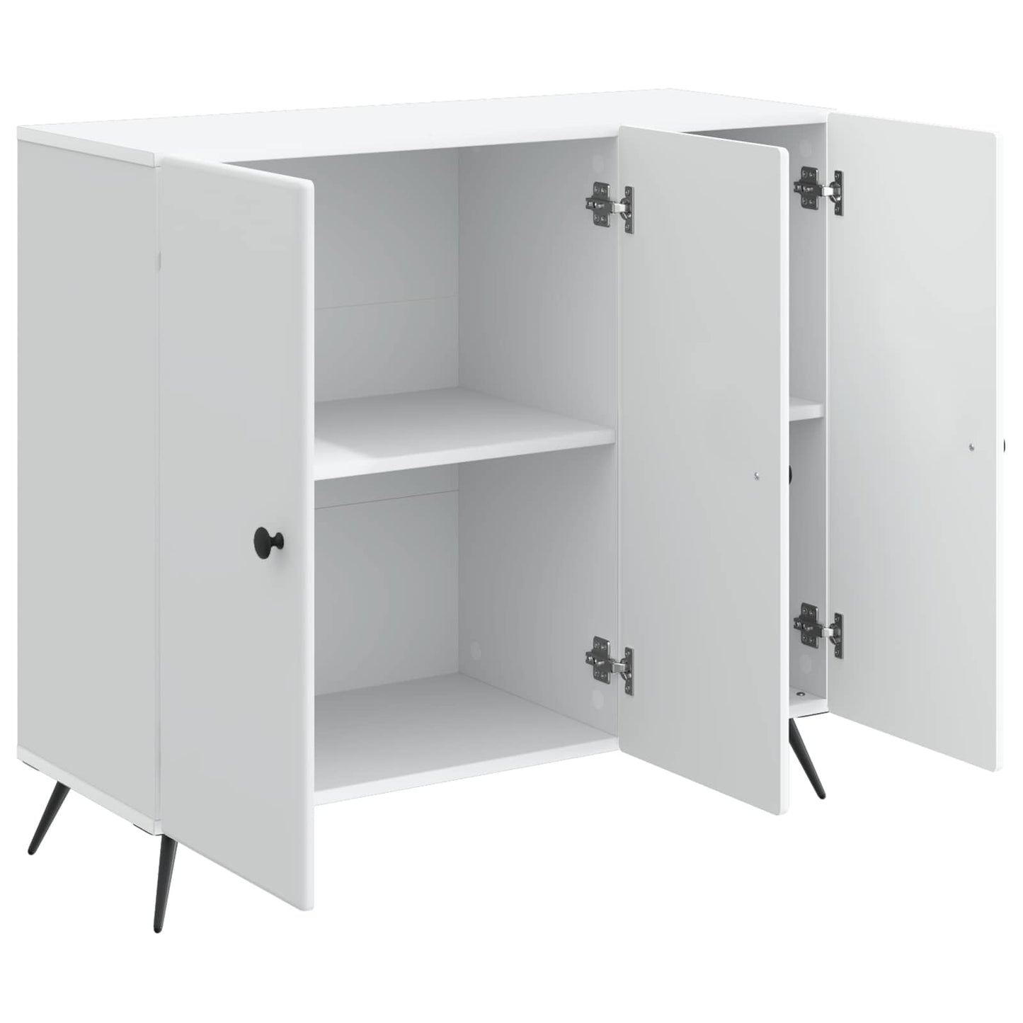 Serviesskap Hvit 89 x 34,5 x 80 cm Konstruert tre