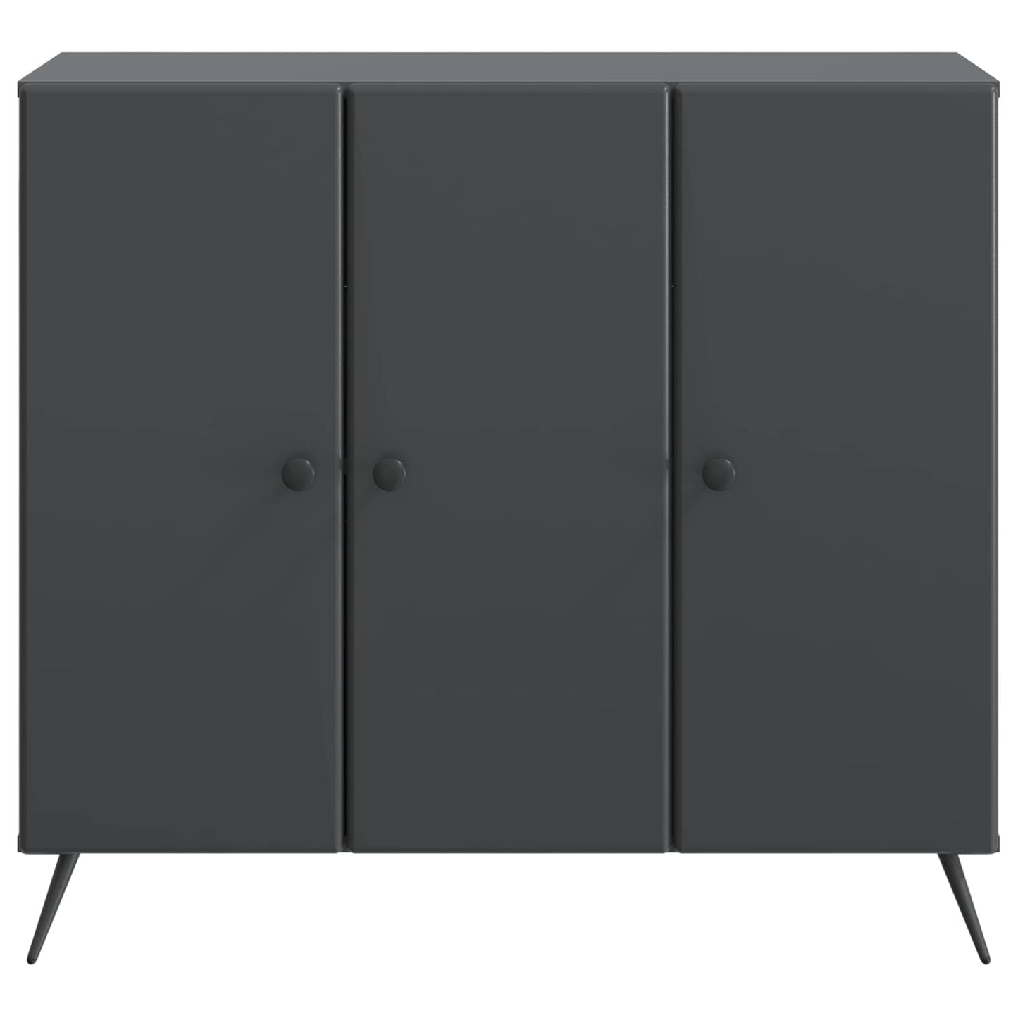 Serviesskap Svart 89 x 34,5 x 80 cm Konstruert tre