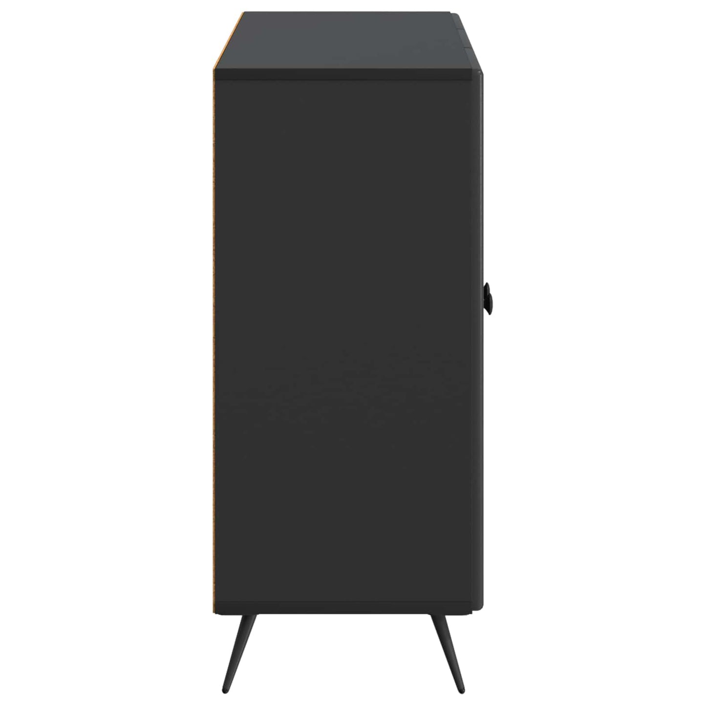 Serviesskap Svart 89 x 34,5 x 80 cm Konstruert tre
