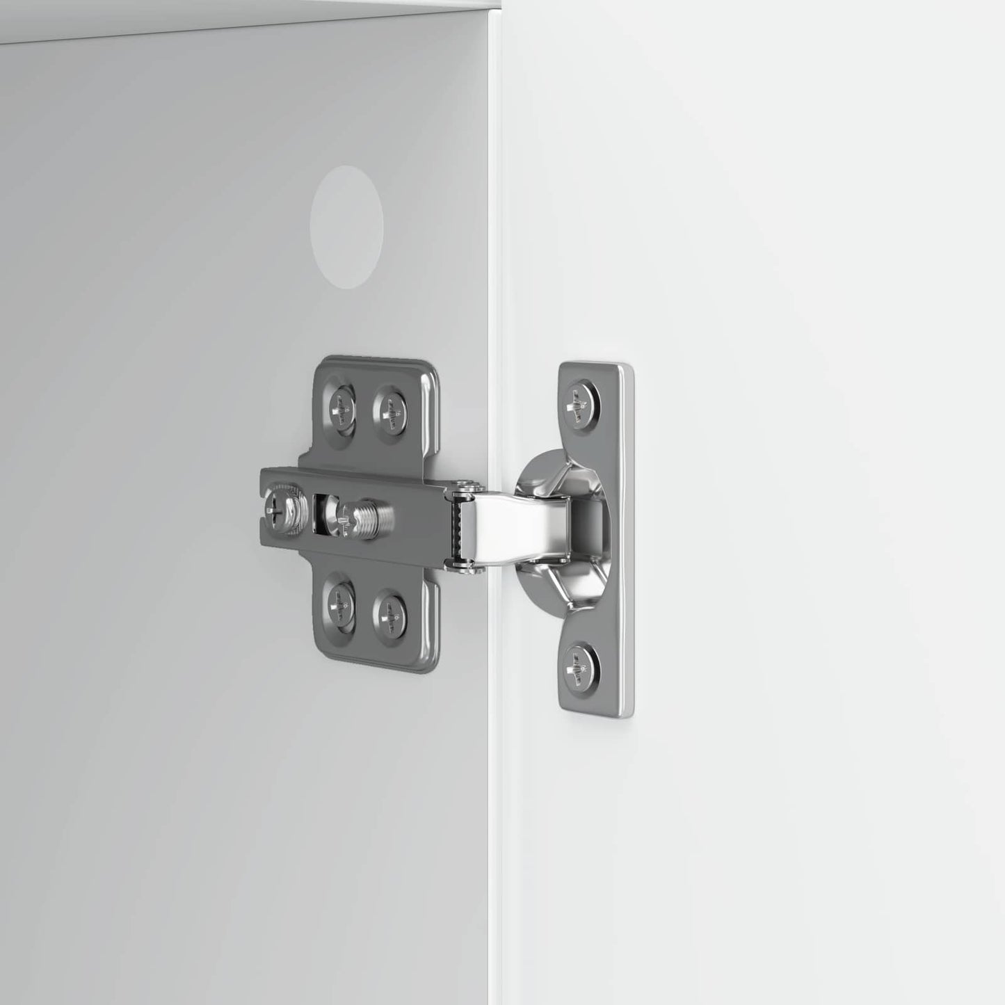 Serviesskap Høgglans hvit 89 x 34,5 x 80 cm Konstruert tre