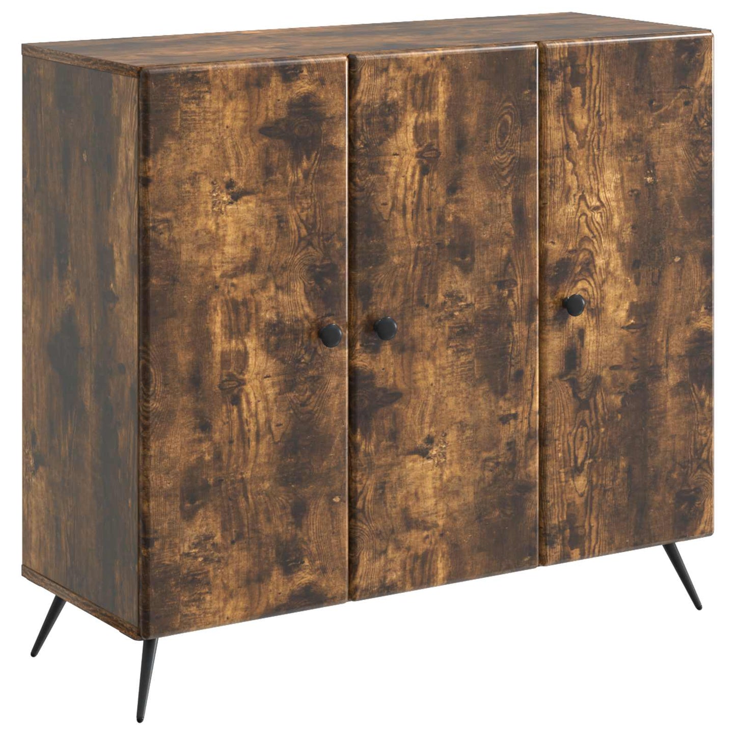 Serviesskap Røkt Eik 89 x 34,5 x 80 cm Konstruert tre