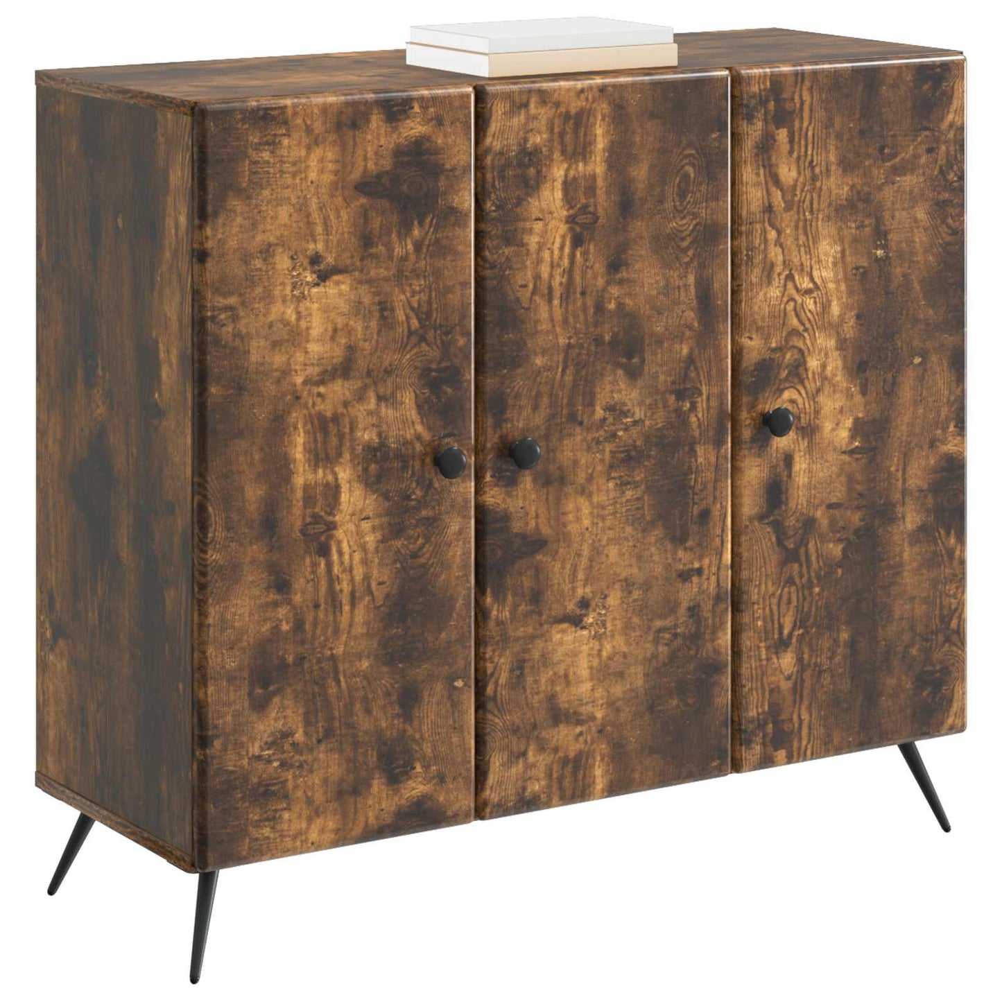 Serviesskap Røkt Eik 89 x 34,5 x 80 cm Konstruert tre