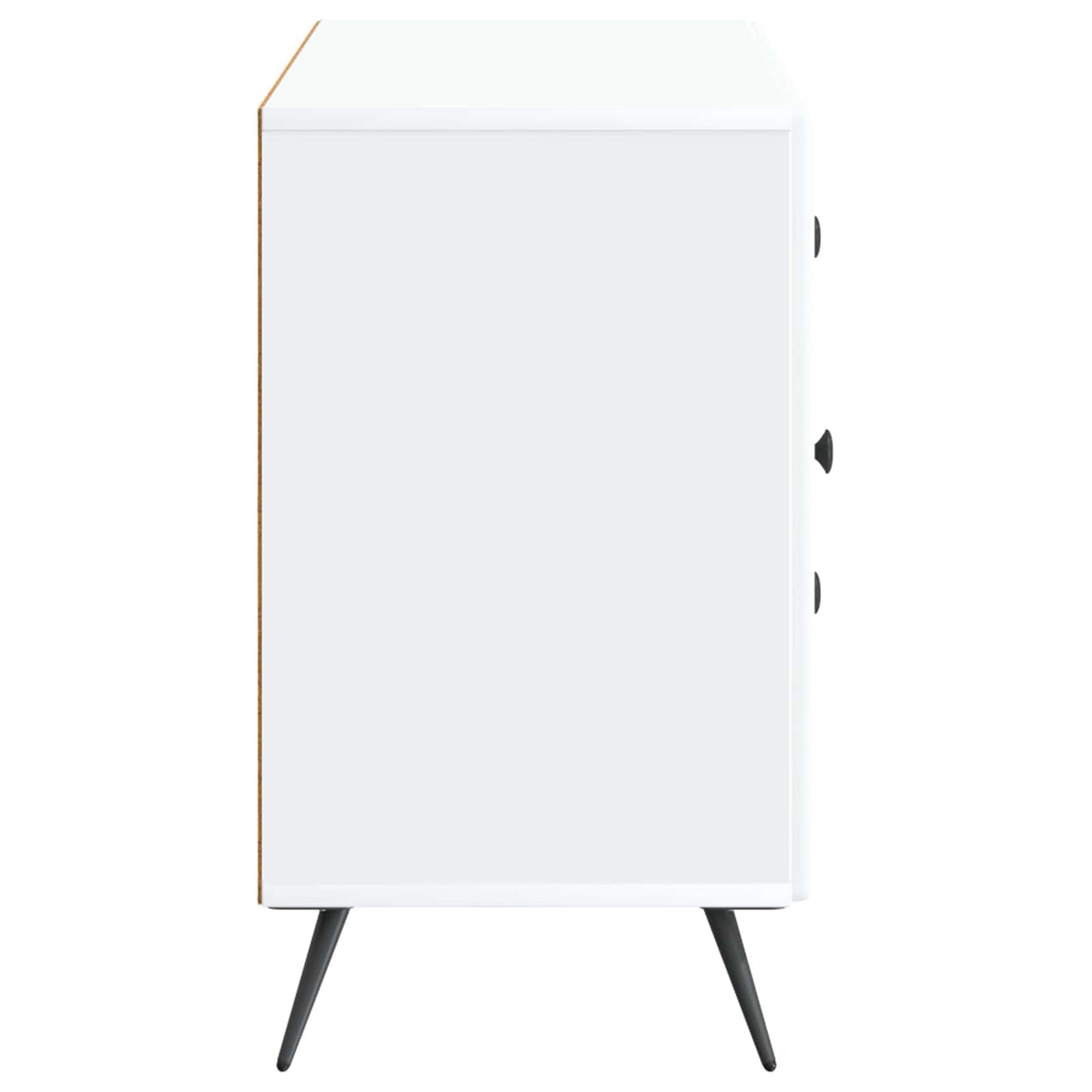 Serviesskap med skuff Hvit 89 x 34,5 x 60 cm Konstruert tre