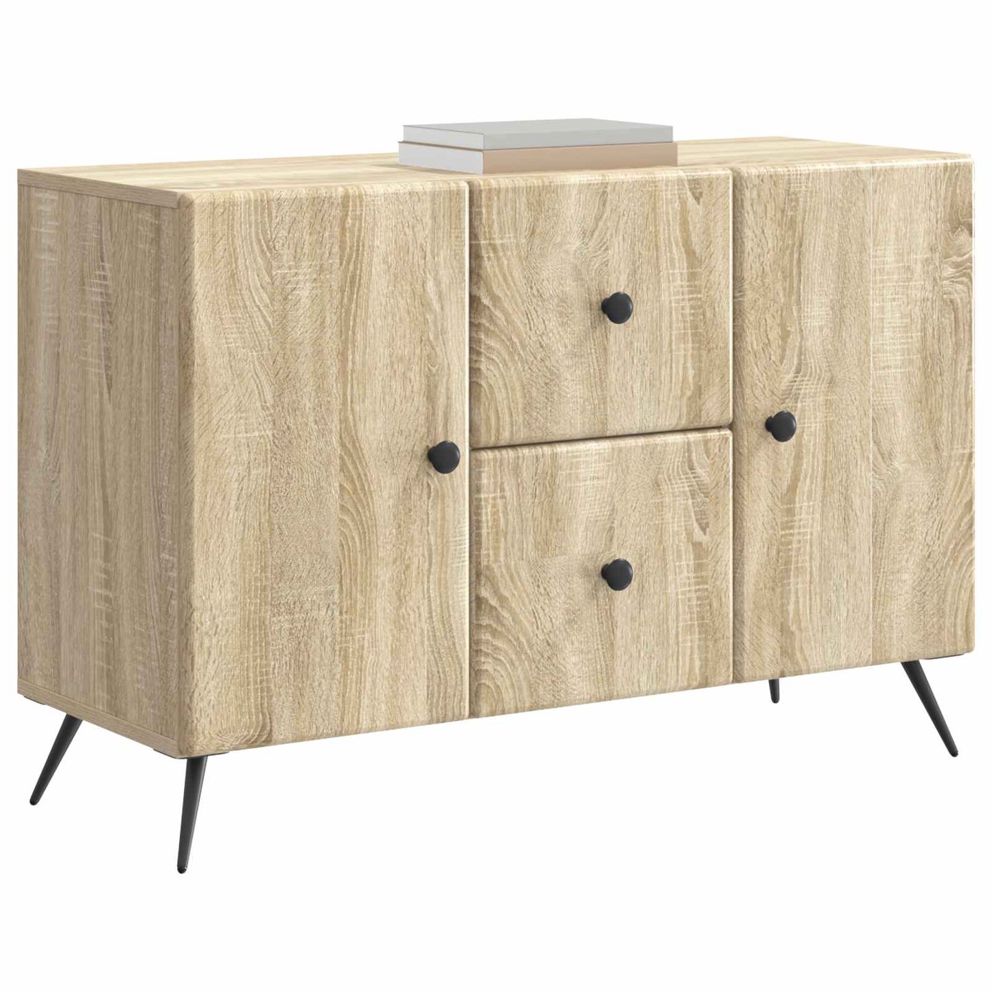 Serviesskap Sonoma eik 89 x 34,5 x 60 cm Konstruert tre