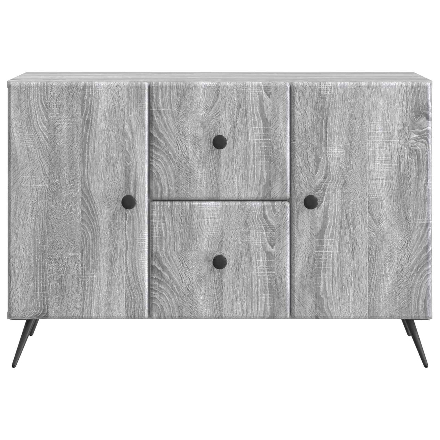 Serviesskap Grå sonoma 89 x 34,5 x 60 cm Konstruert tre