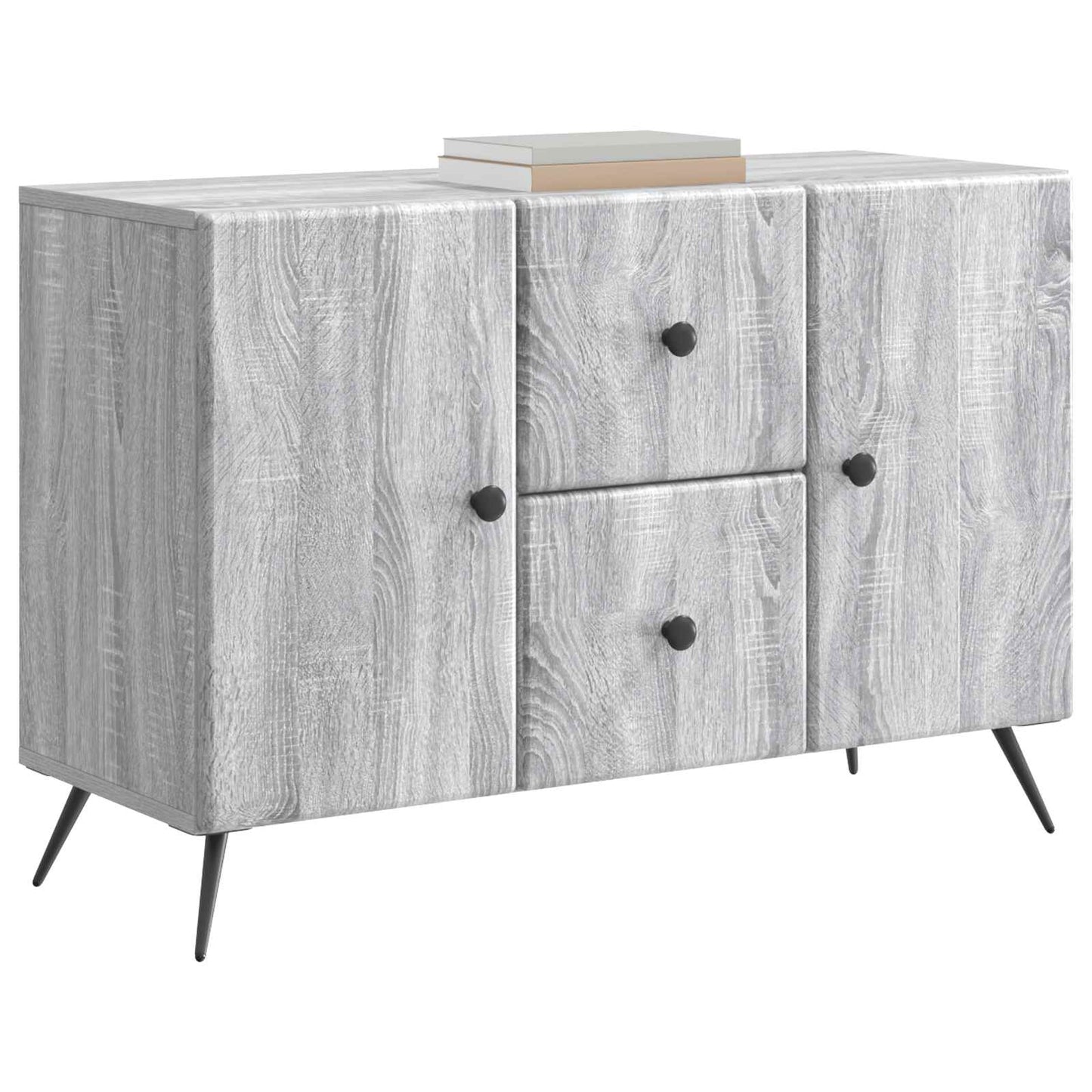 Serviesskap Grå sonoma 89 x 34,5 x 60 cm Konstruert tre