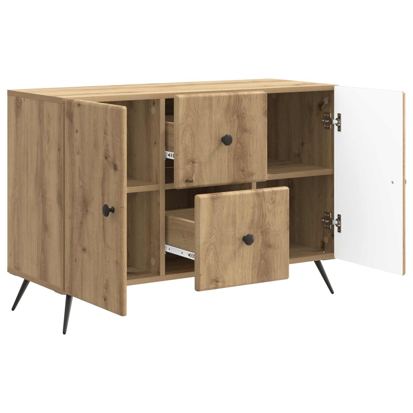 Serviesskap Artisan eik 89 x 34,5 x 60 cm Konstruert tre