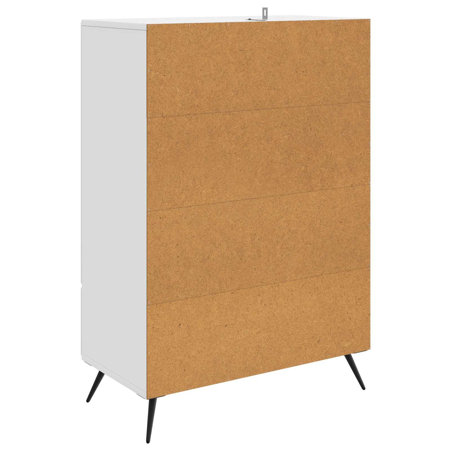 Serviesskap med skuff Hvit 66 x 34,5 x 95 cm Konstruert tre
