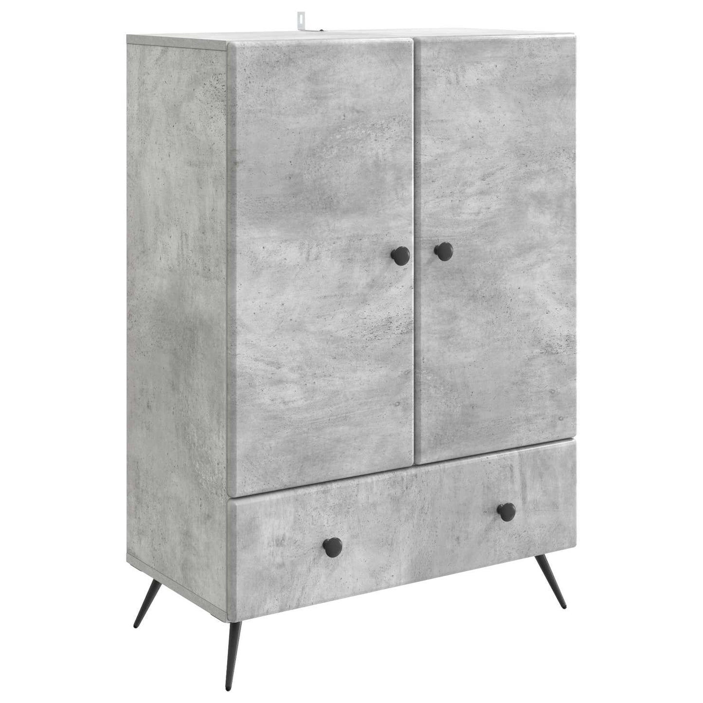 Serviesskap Betonggrå 66 x 34,5 x 95 cm Konstruert tre