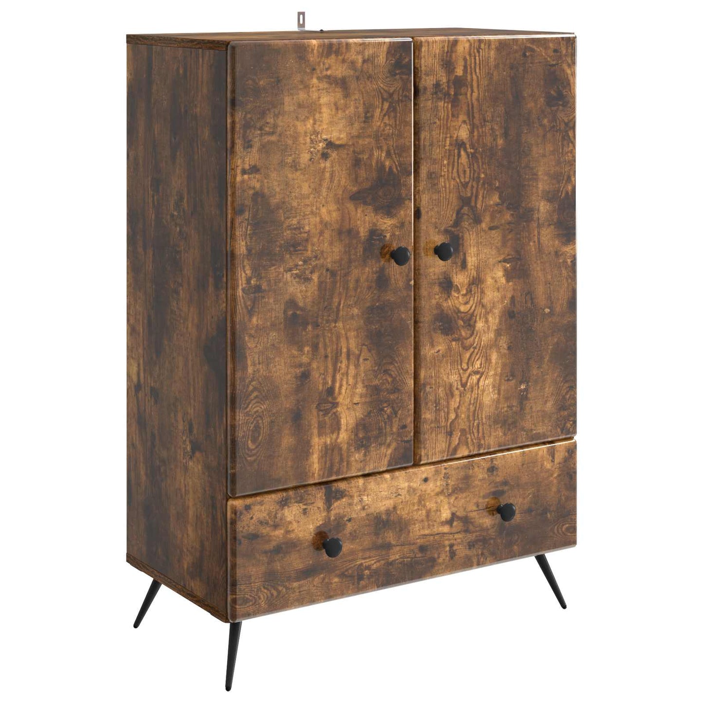 Serviesskap med skuff Røkt Eik 66 x 34,5 x 95 cm Konstruert tre