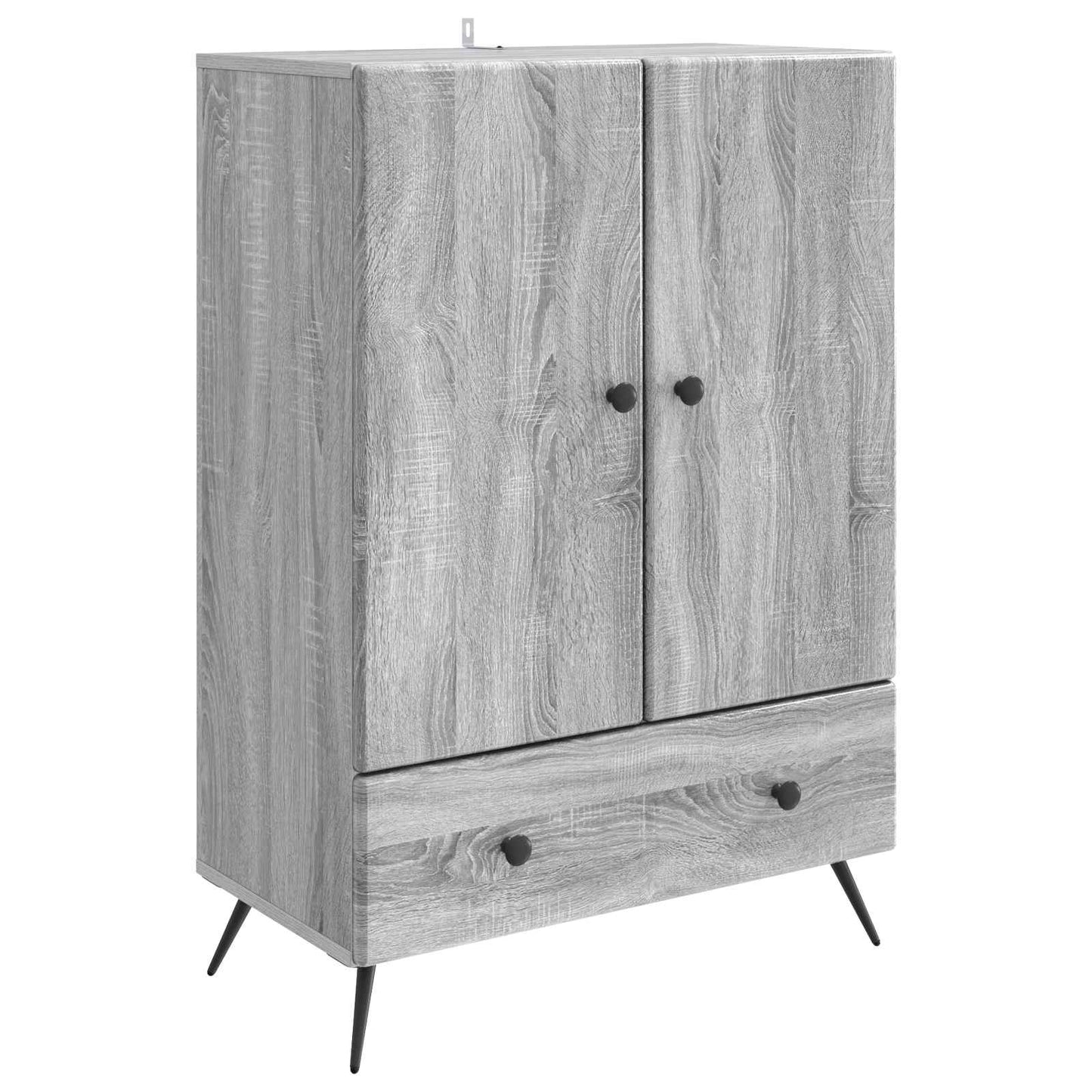 Serviesskap Grå sonoma 66 x 34,5 x 95 cm Konstruert tre