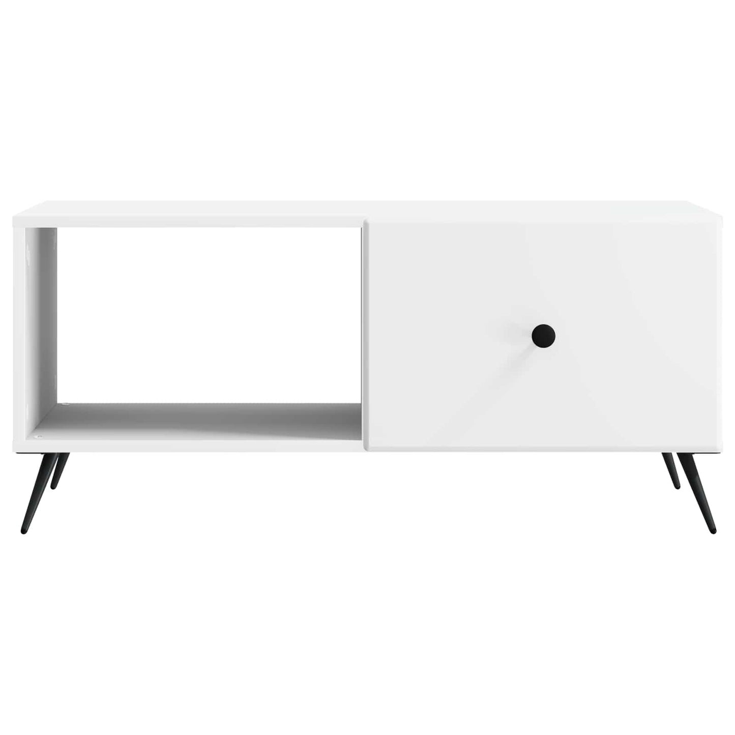 Kaffebord Hvit 90 x 50 x 40 cm Konstruert tre