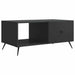 Kaffebord Svart 90 x 50 x 40 cm Konstruert tre