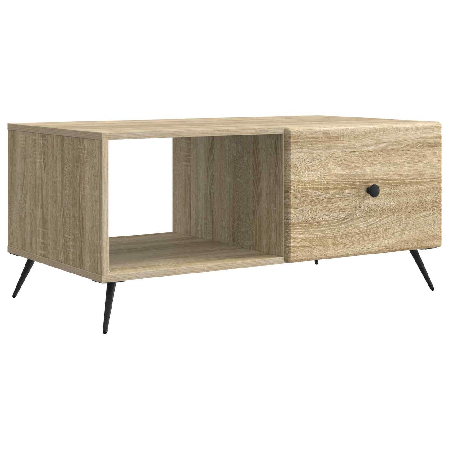 Kaffebord Sonoma eik 90 x 50 x 40 cm Konstruert tre