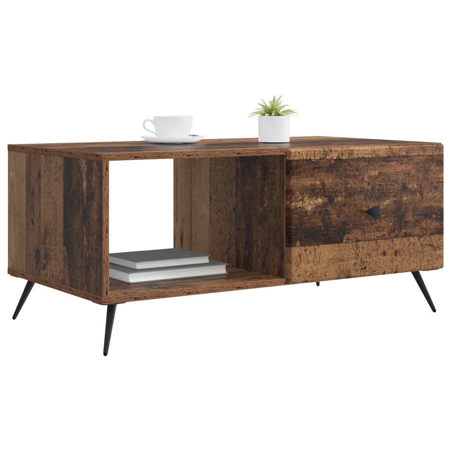 Kaffebord Gammelt tre 90 x 50 x 40 cm Konstruert tre