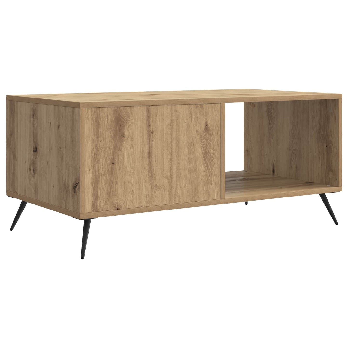 Kaffebord Artisan eik 90 x 50 x 40 cm Konstruert tre