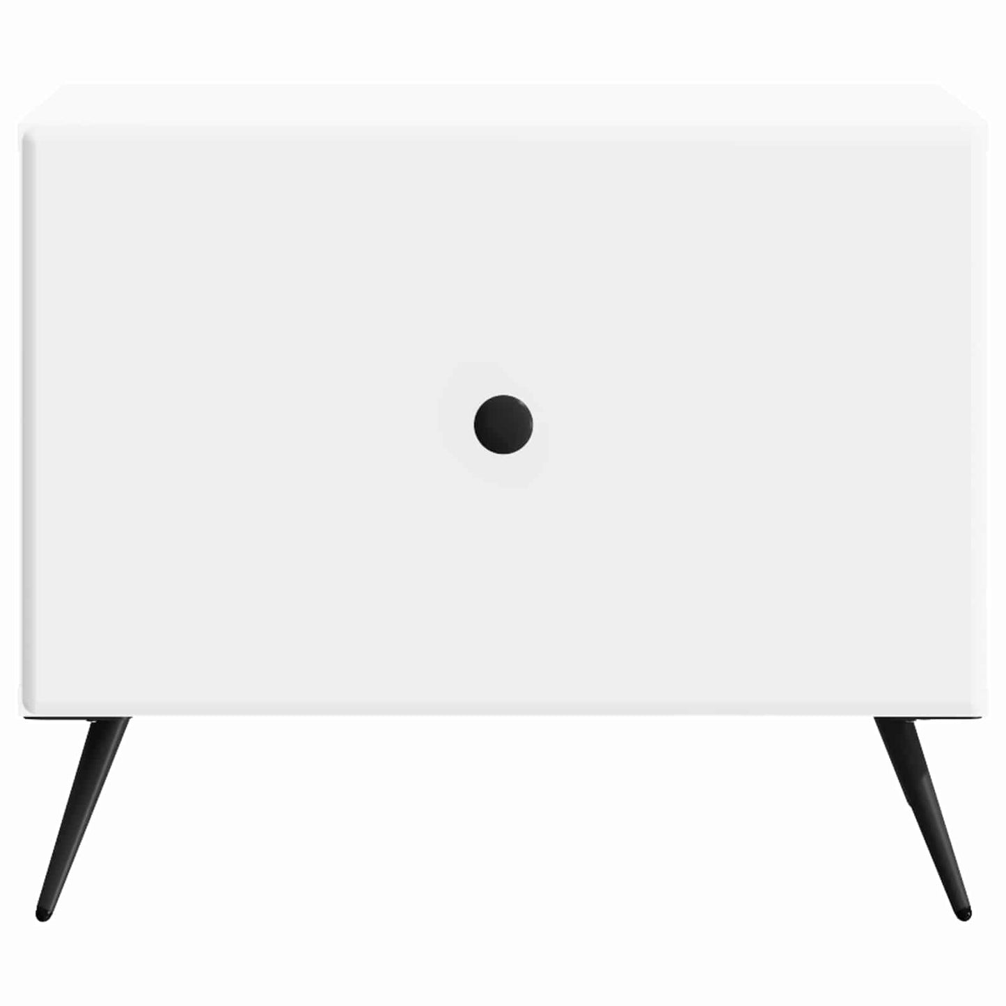 Kaffebord med skuff Hvit 49 x 50 x 40 cm Konstruert tre