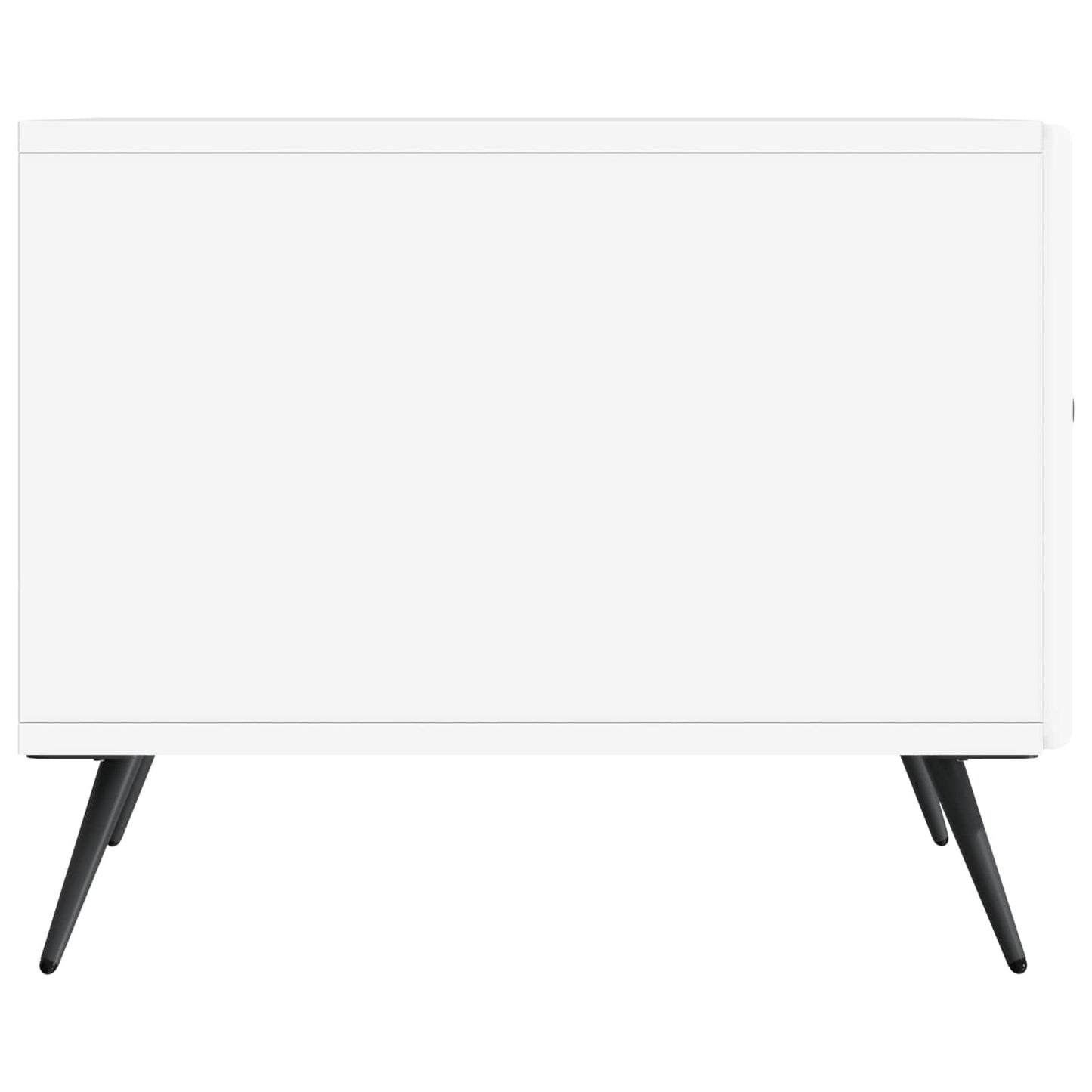 Kaffebord med skuff Hvit 49 x 50 x 40 cm Konstruert tre