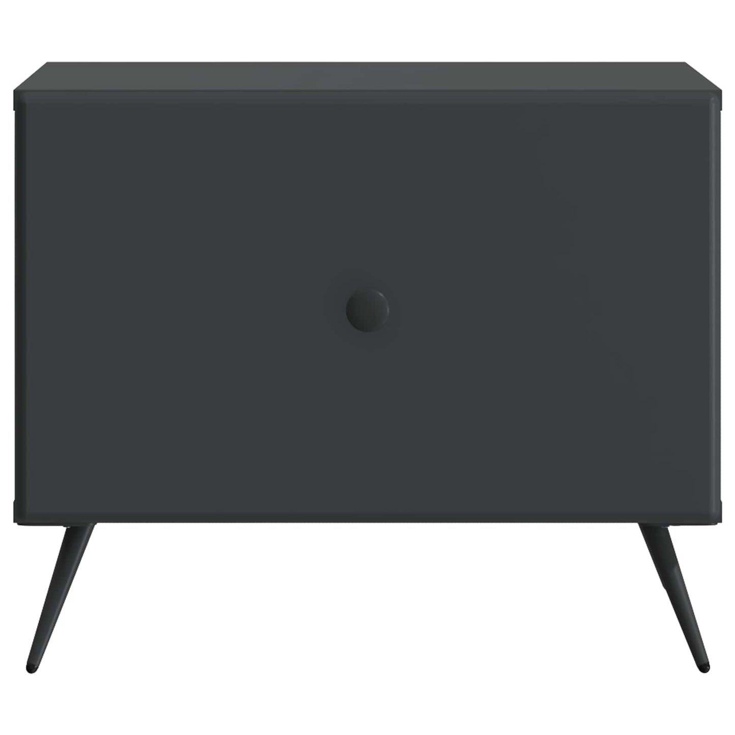 Kaffebord med skuff Svart 49 x 50 x 40 cm Konstruert tre