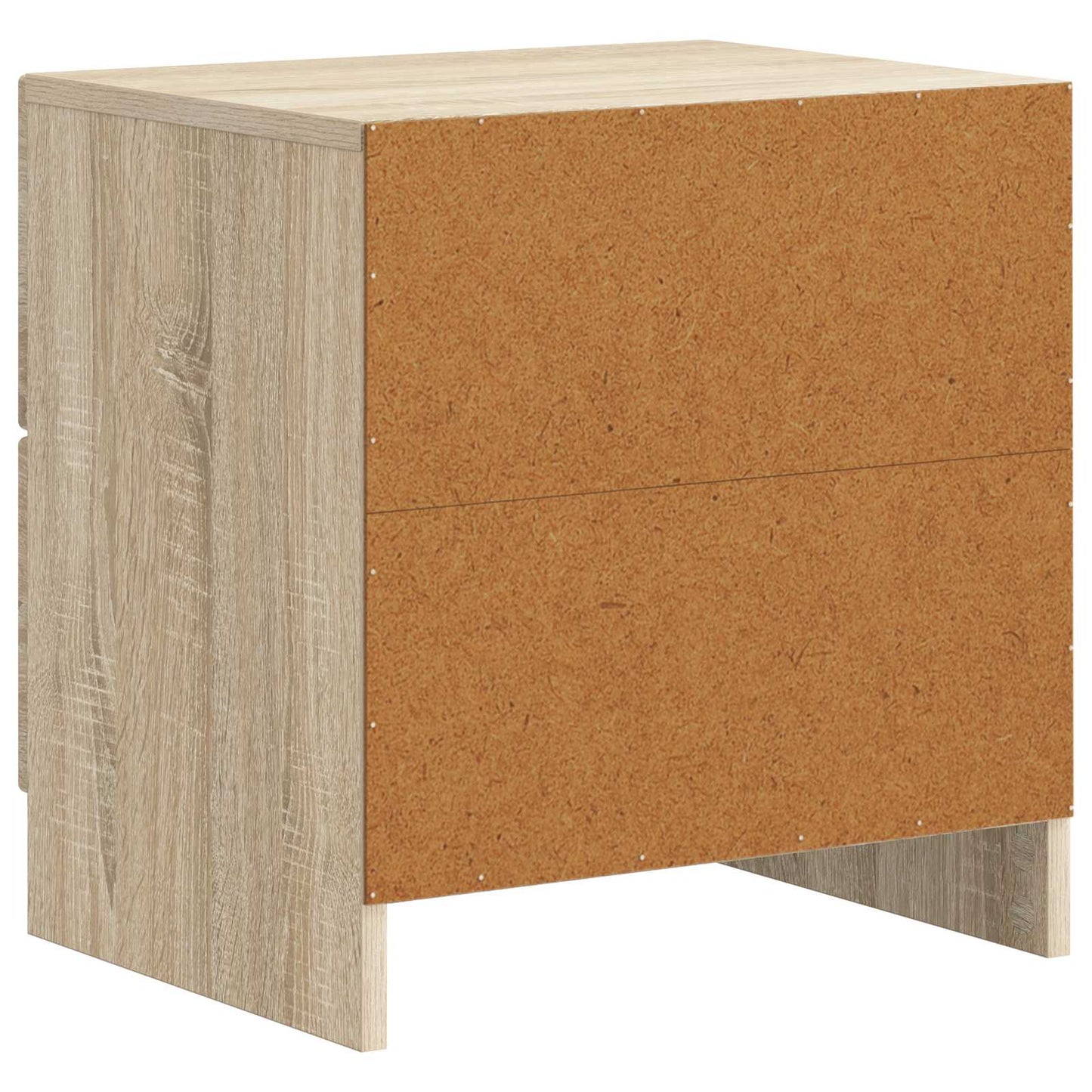Nattbordskap med skuff 2 pcs Sonoma eik 43 x 34,5 x 44,5 cm