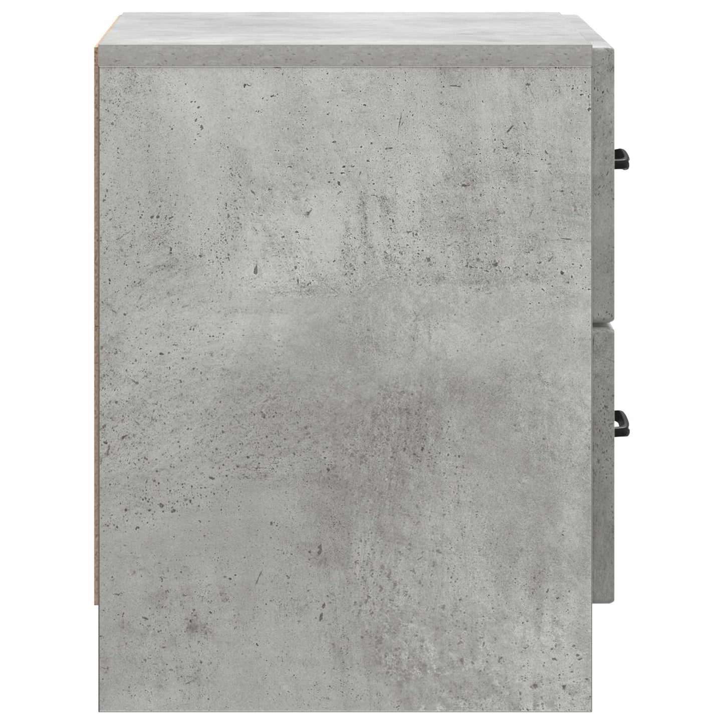 Nattbordskap 2 pcs Betonggrå 43 x 34,5 x 44,5 cm Konstruert tre