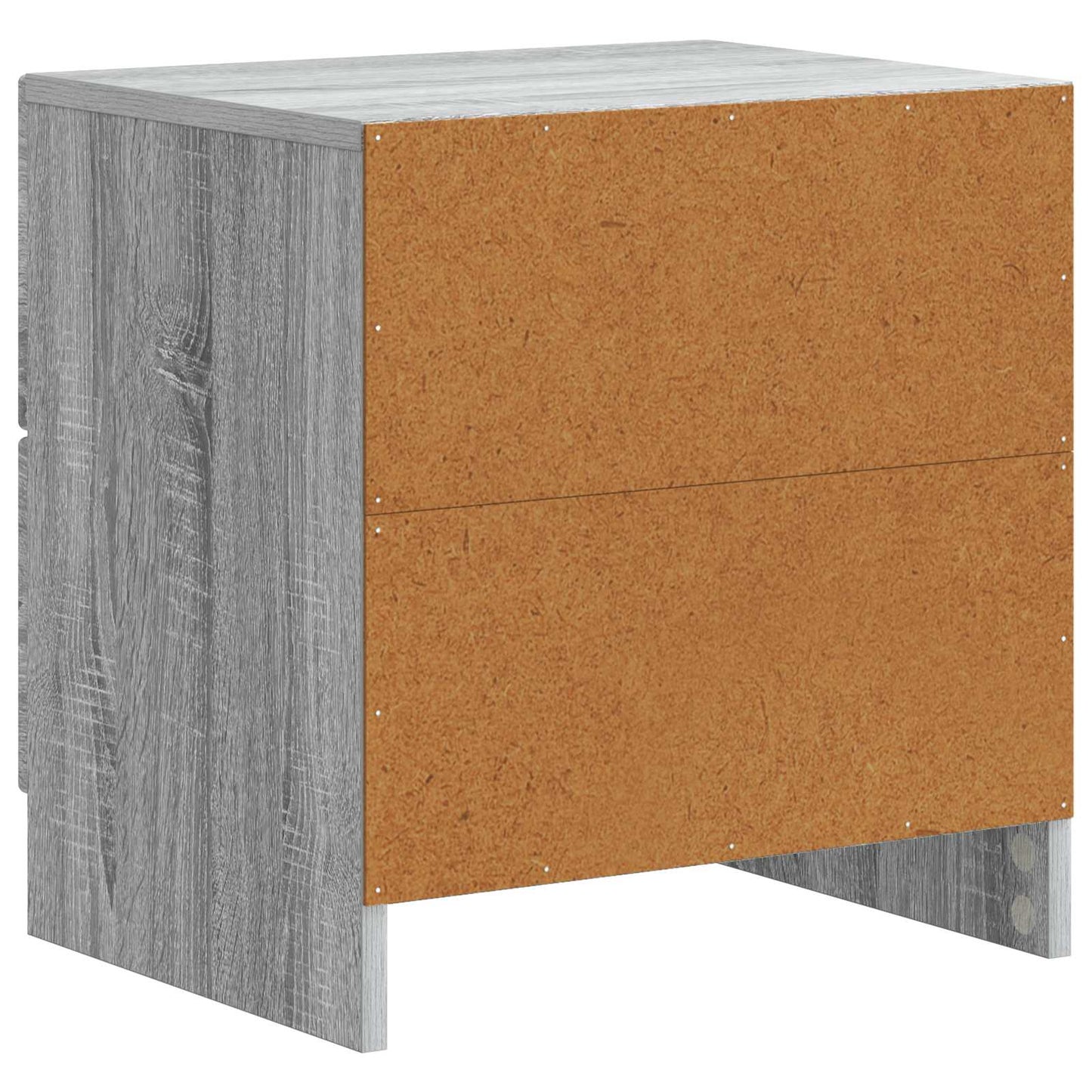 Nattbordskap Grå sonoma 43 x 34,5 x 44,5 cm Konstruert tre