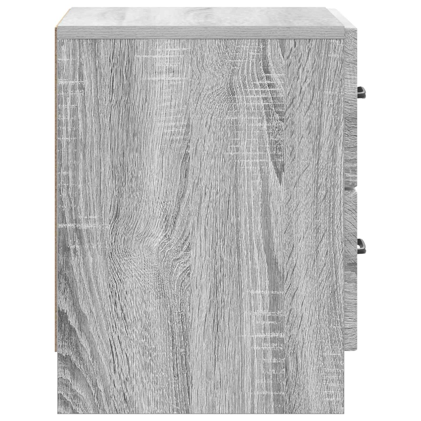 Nattbordskap med skuff 2 pcs Grå sonoma 43 x 34,5 x 44,5 cm