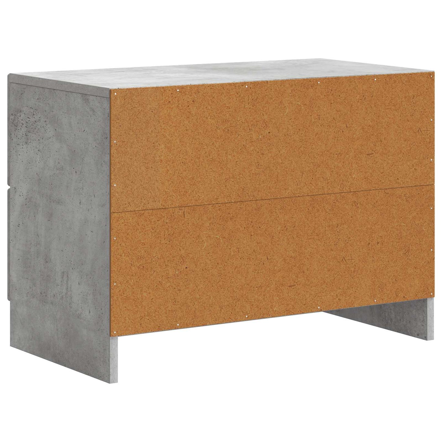 Nattbordskap Betonggrå 62 x 34,5 x 44,5 cm Konstruert tre