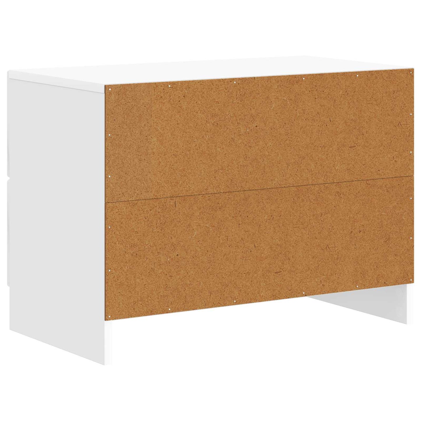Nattbordskap Høgglans hvit 62 x 34,5 x 44,5 cm Konstruert tre