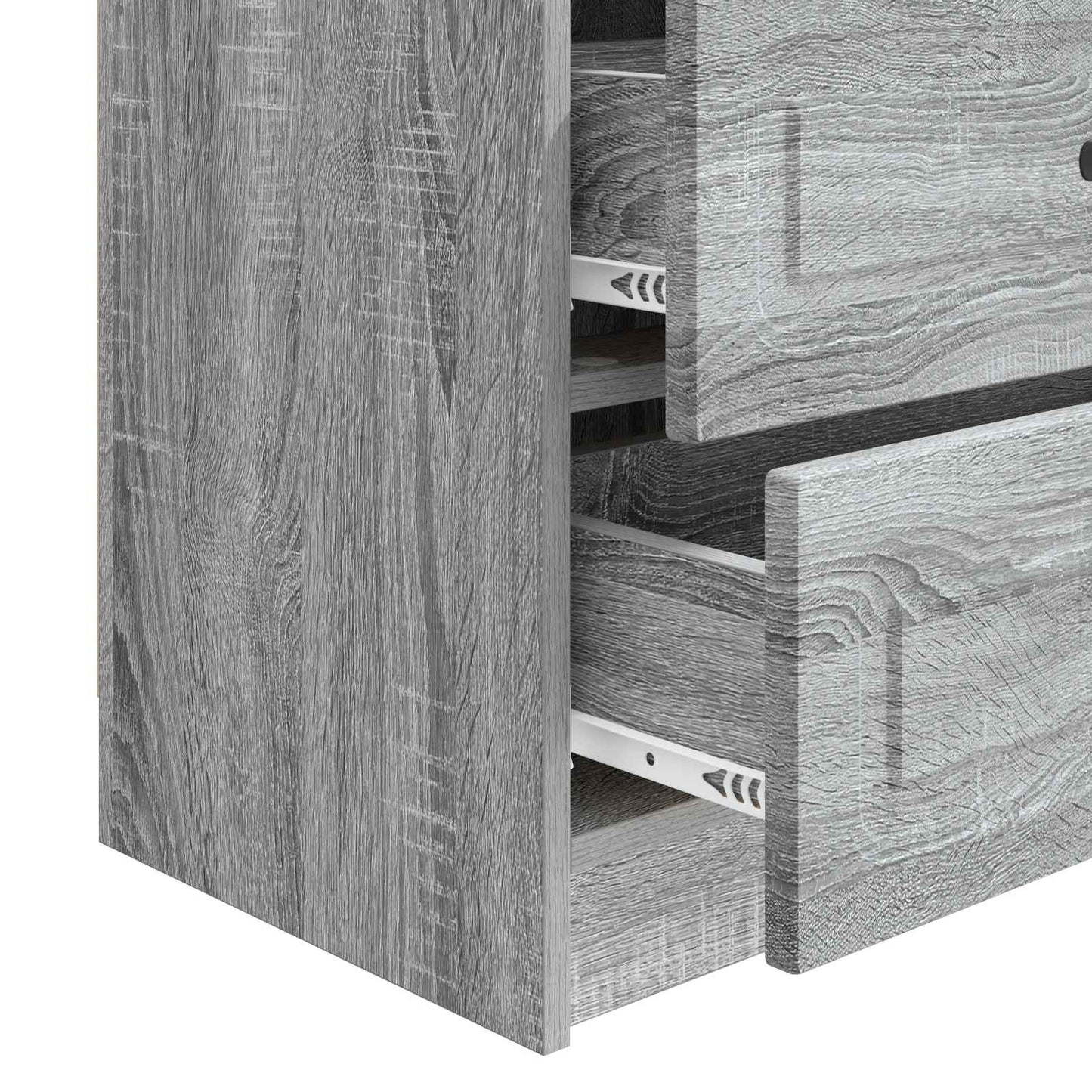 Nattbordskap Grå sonoma 62 x 34,5 x 44,5 cm Konstruert tre