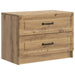 Nattbordskap Artisan eik 62 x 34,5 x 44,5 cm Konstruert tre